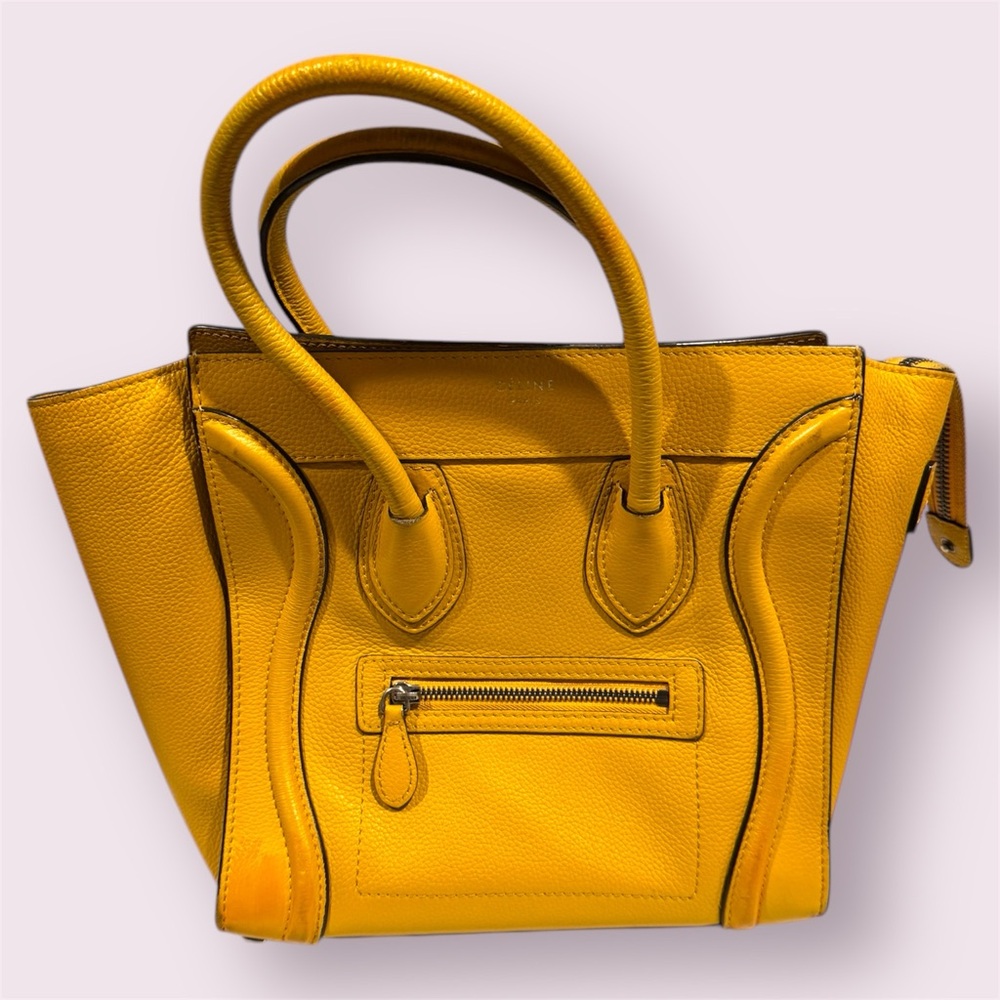 Celine Yellow Tote Bag